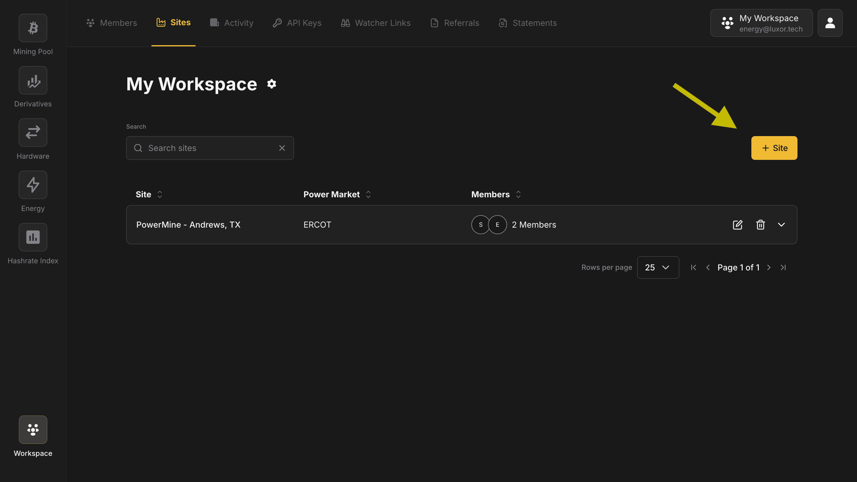 Energy Sites Setup 3