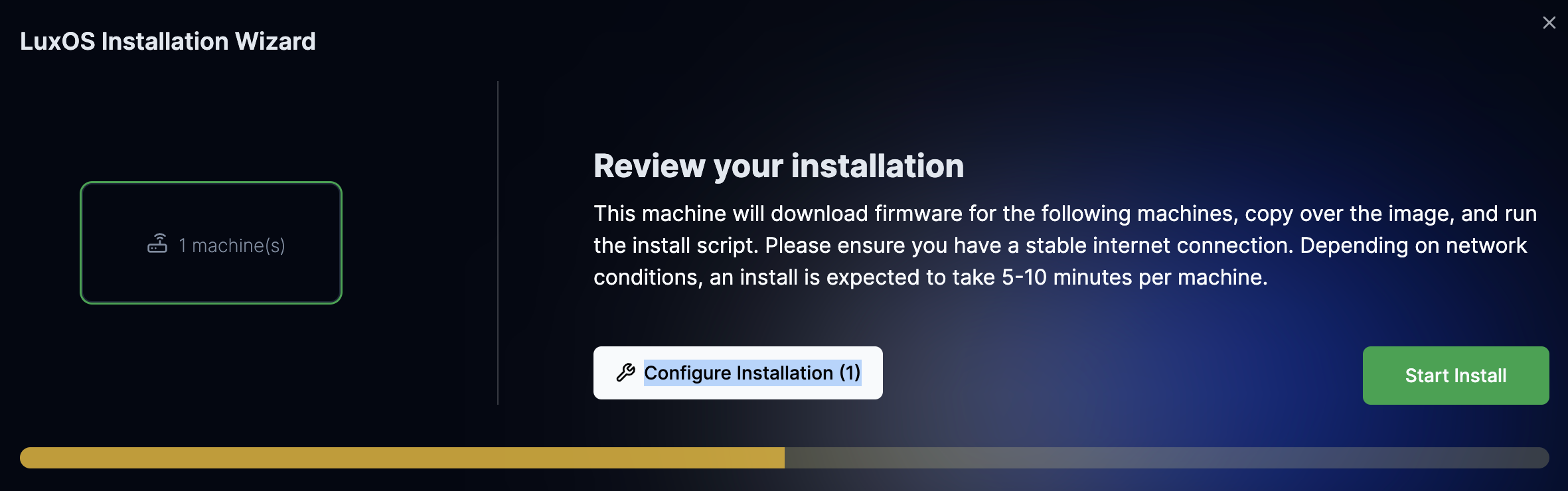 Configure Feature Settings During Installation